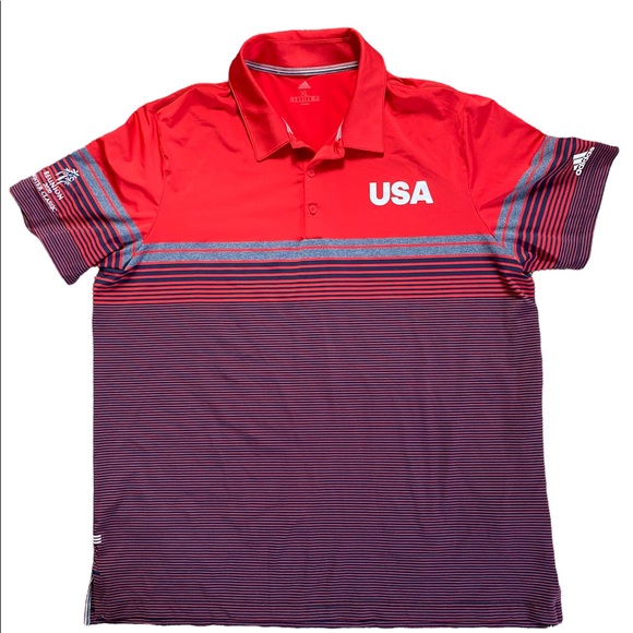 adidas Other - Adidas USA “Reunion Winter Classic” Golf shirt